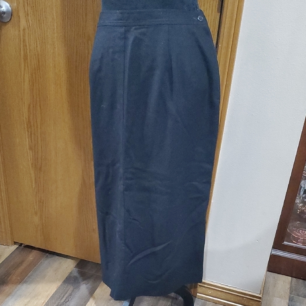 Pendleton Black Maxi Pencil Skirt
